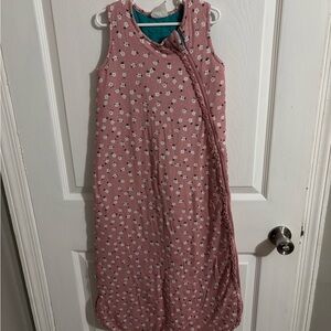 Posh Peanut Sleeveless Pink Floral Kids Sleep Sack